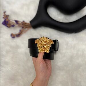 Versace Medusa head belt